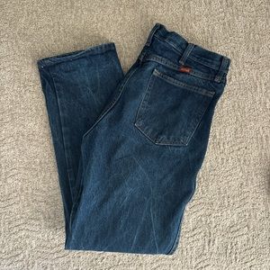 wrangler dark blue baggy jeans